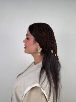 اسکارف قلاب بافی پولکی - Image 7