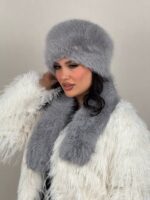 ست شال و کلاه روسی - Image 7