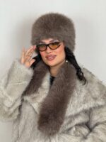 ست شال و کلاه روسی - Image 3