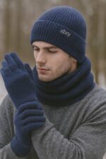 ست شال و کلاه بافت - Image 4