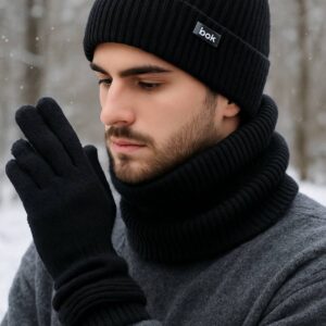 ست شال و کلاه بافت