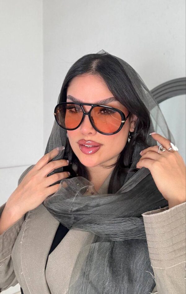عینک آفتابی Bottega Veneta UV400 رنگ تمام مشکی